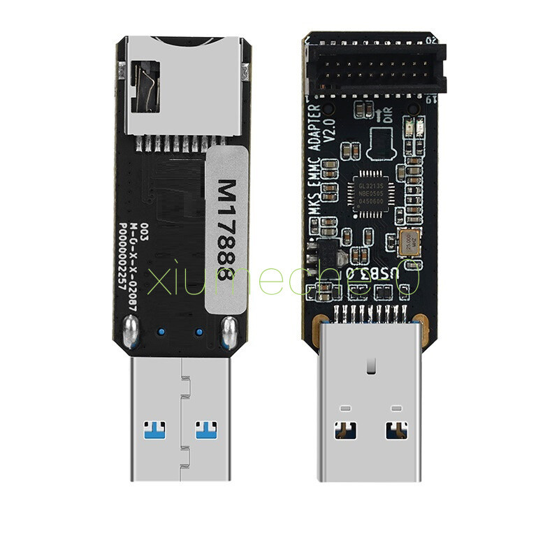 1PCS For EMMC ADAPTER V2 USB3.0 Reader MKS EMMC Module Micro SD TF Card MKS Pi