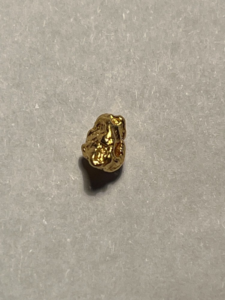ALASKA GOLD NUGGET .63 GRAMS NICE