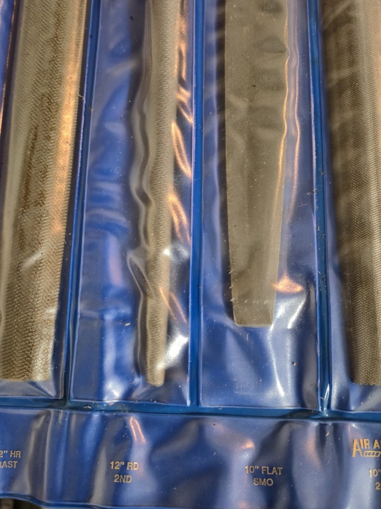 Air Arrow Assorted Files 4"-12" Quantity: 12 With Blue Roll Protective Case USA