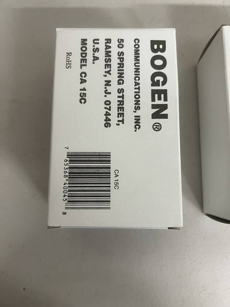 BOGEN CA-15C IN WALL PUSH CALL BUTTON TALK EMERGENCY SWITCH (50+ AVAL)