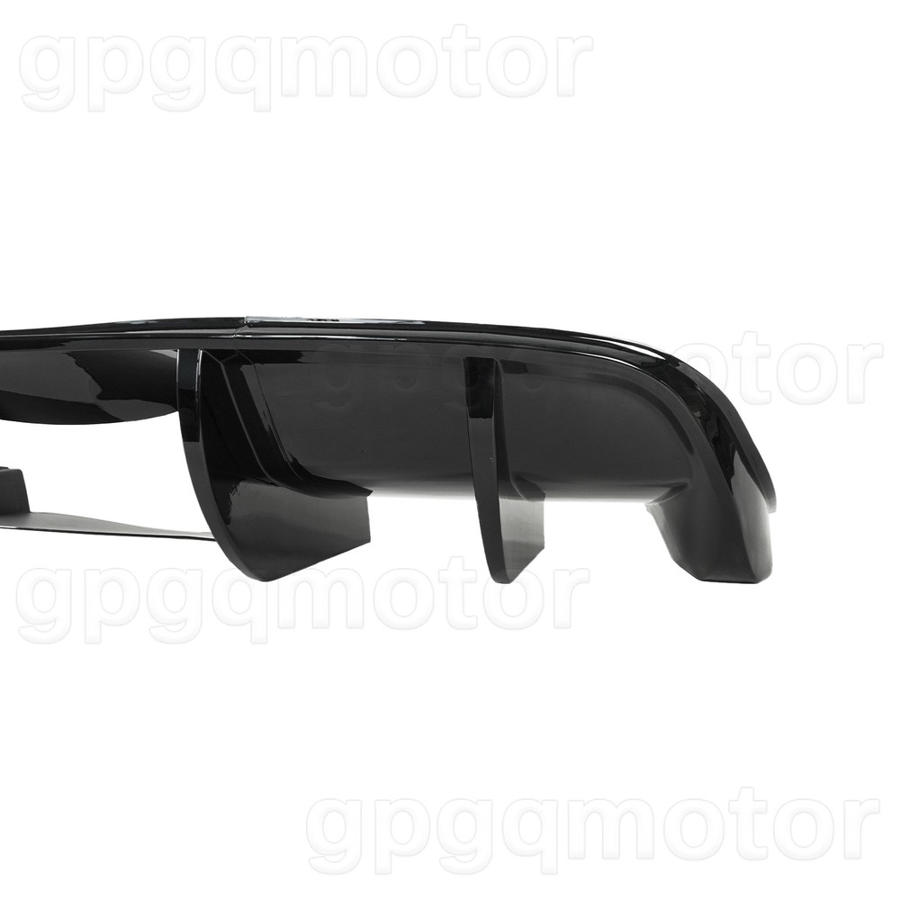 For Corvette C6 2005-2013 Performance Style Gloss Black Rear Bumper Lip Diffuser
