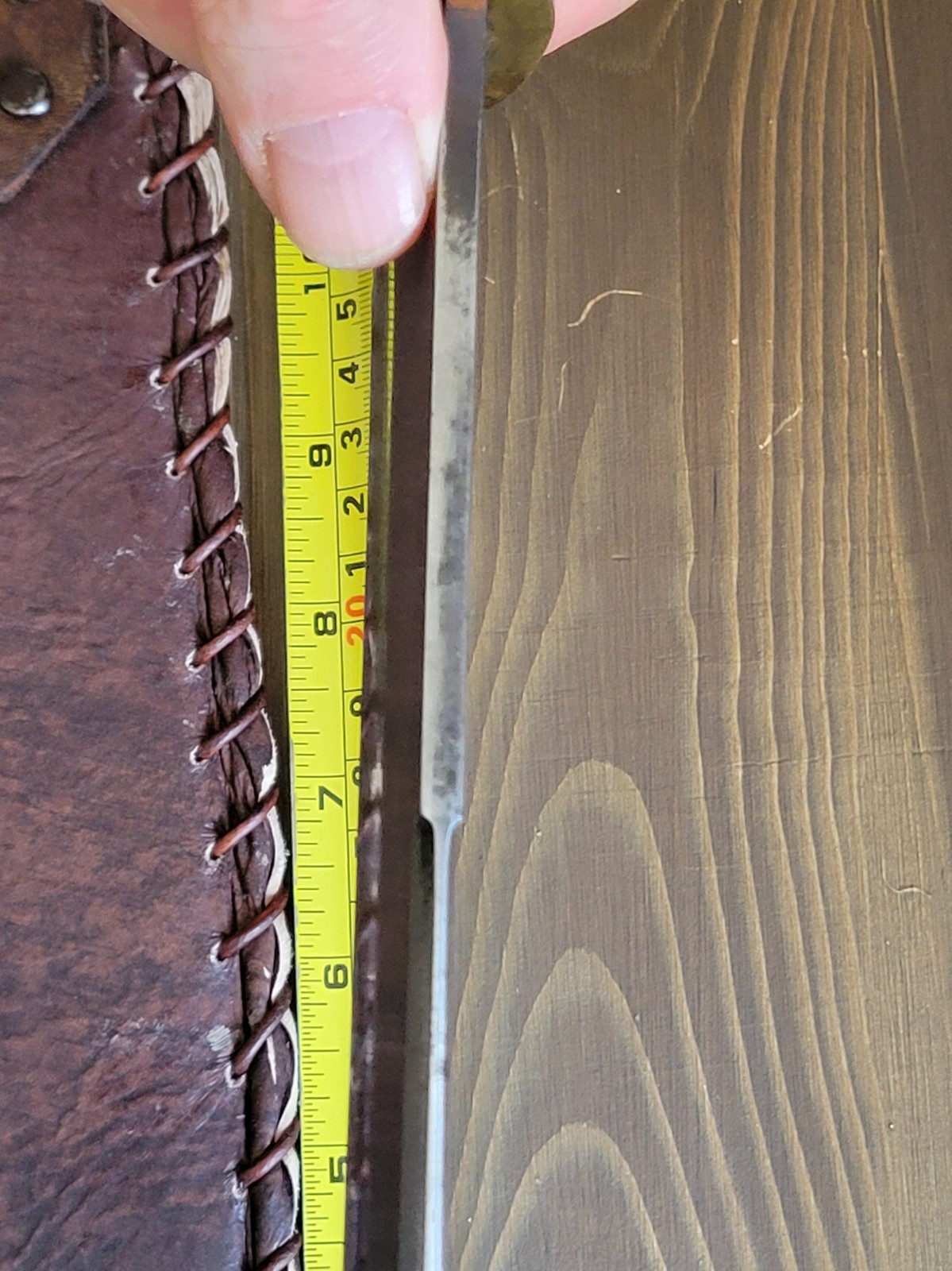 Post Civil War Eagle Head Bowie Knife with Custom Sheath