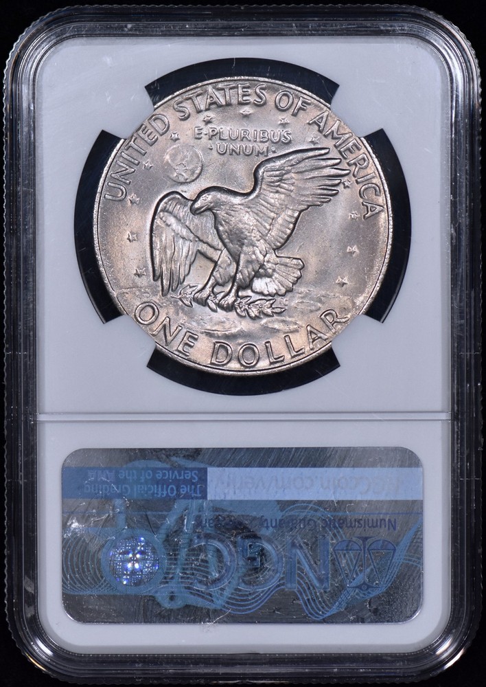 1978 Ike Eisenhower Clad Dollar $1 NGC MS67