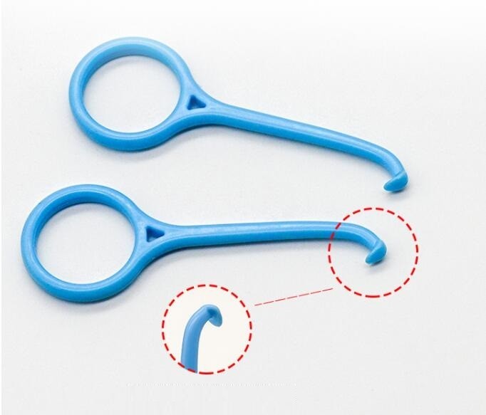 100Pcs Orthodontic Aligner Removal Tool Braces Extractor Nice Invisible Blue