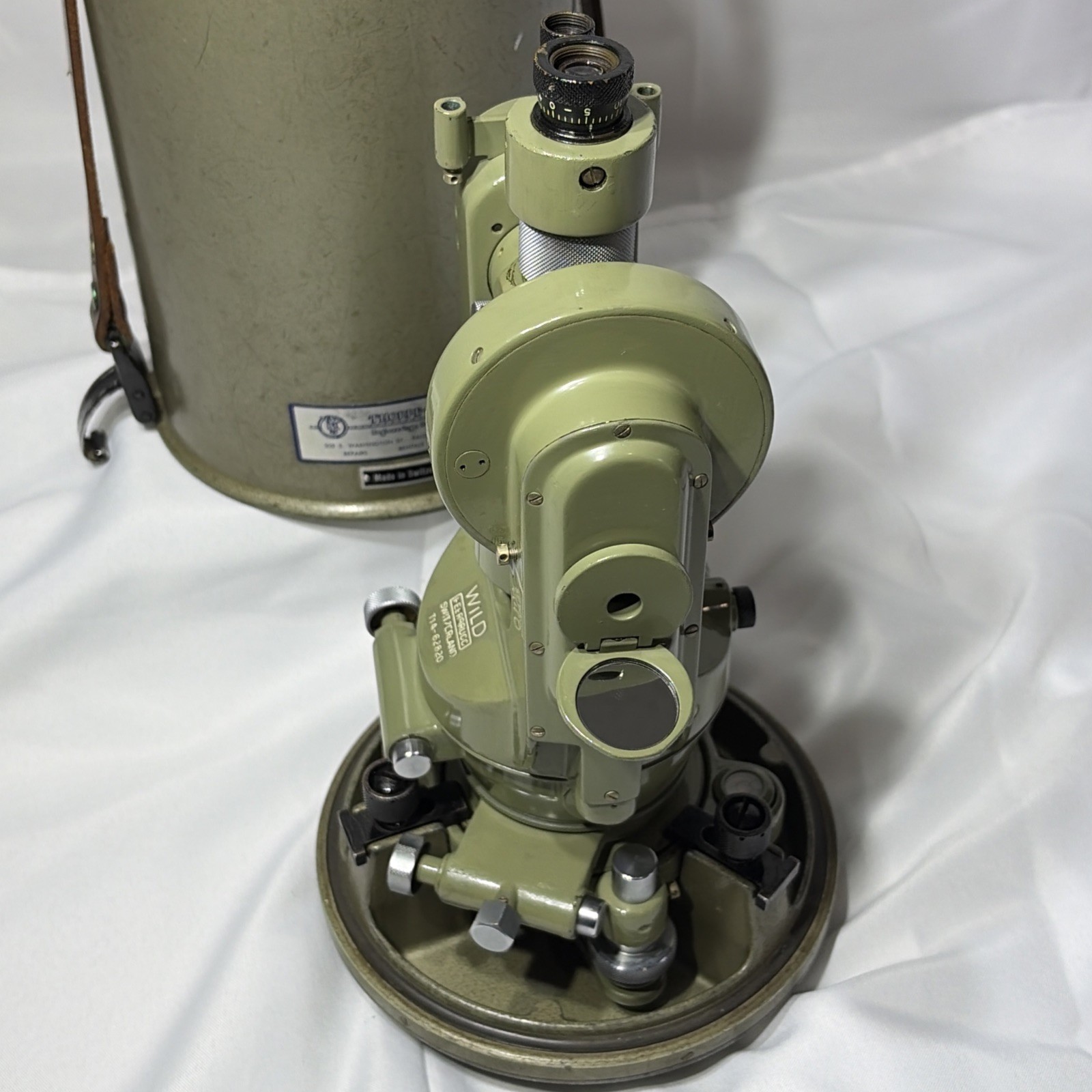 Wild Heerbrugg T1 Theodolite & Case Switzerland T1A-62820