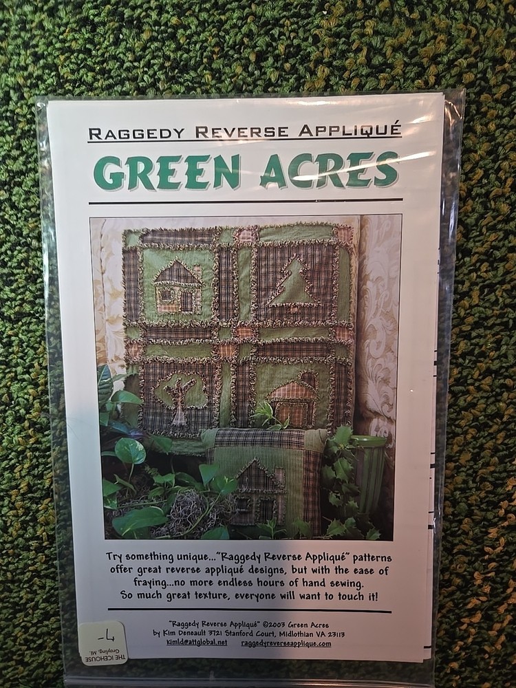 Raggedy Reverse Patterns Green Acres