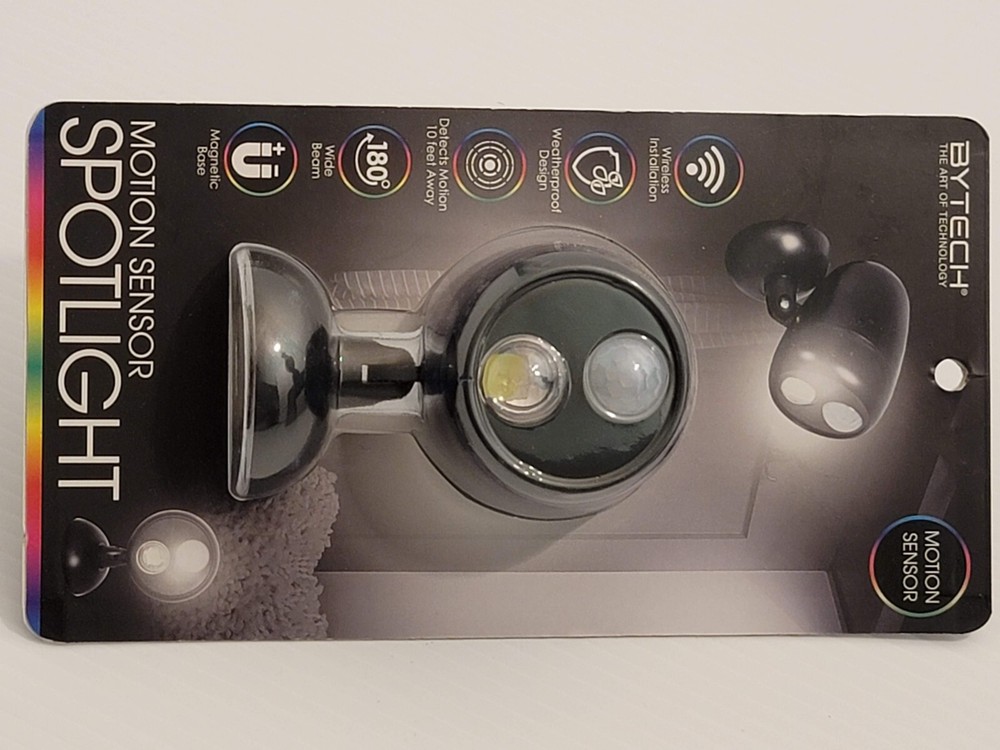 Bytech BYMCMS102BK Motion Sensor Spot Light