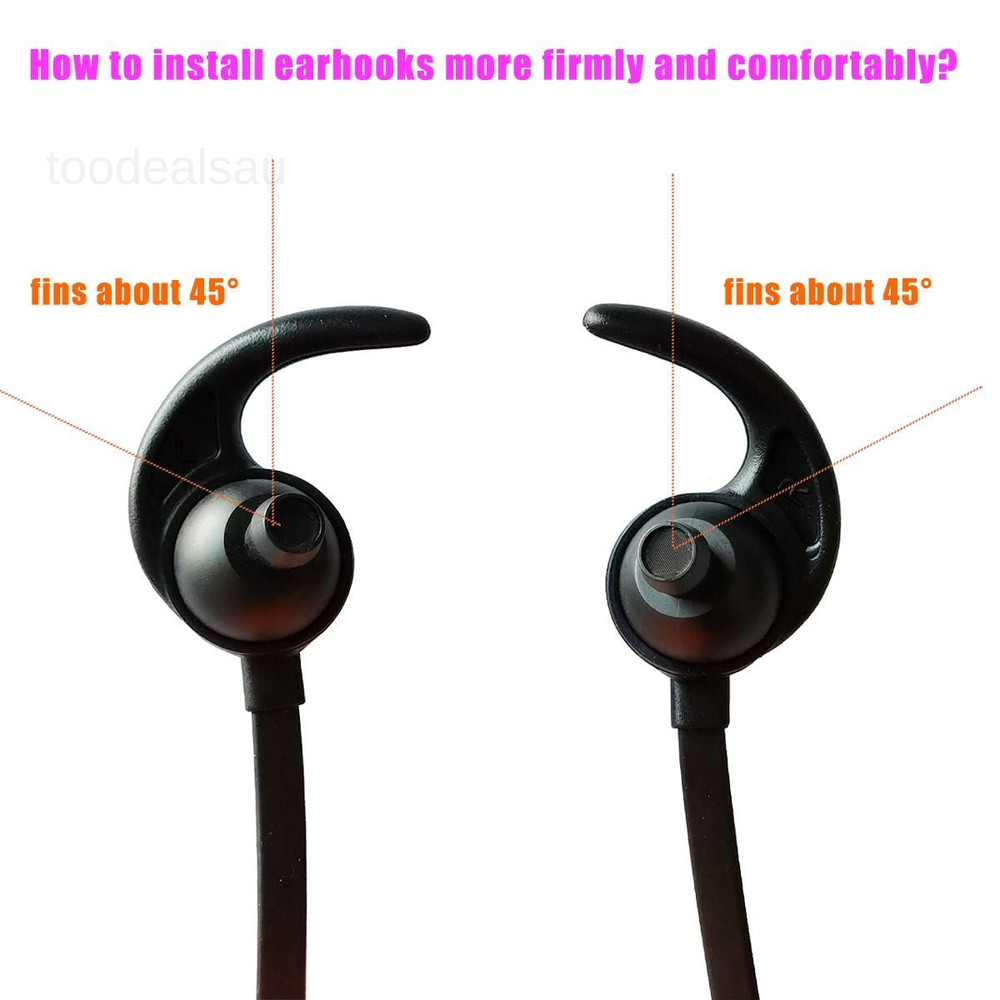 3 Pairs (LMS) Silicone Earbuds Tips Replacement Eartips 3 medium, 3Black-3LMS