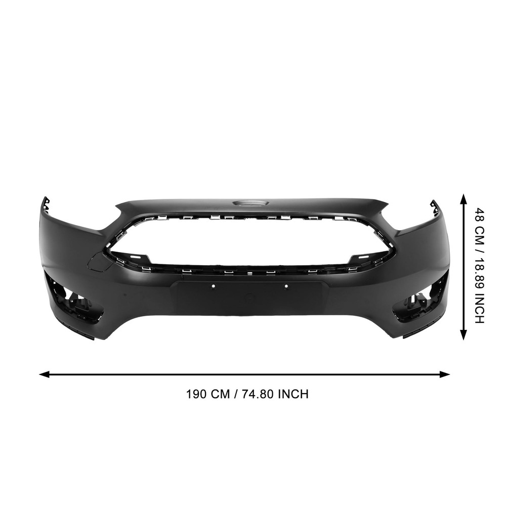 Front Bumper Cover for 2015-2018 Focus FO1000705