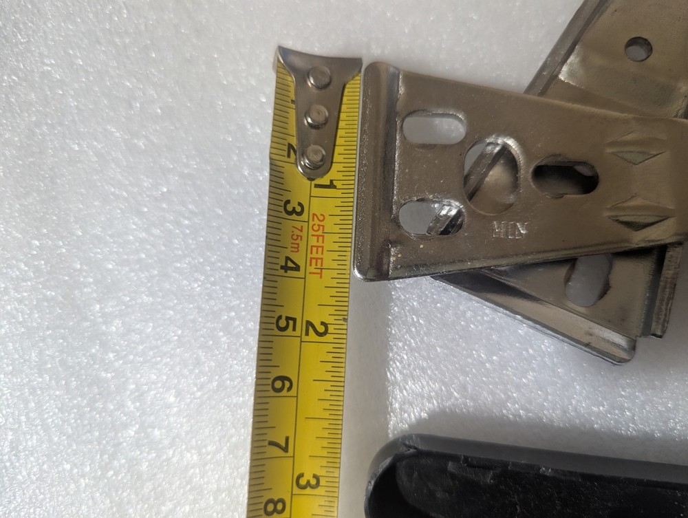 3.25" Door Holder Bracket part AS IS AS SHOWN Mini Fridge Triangle UNKNOWN MODEL