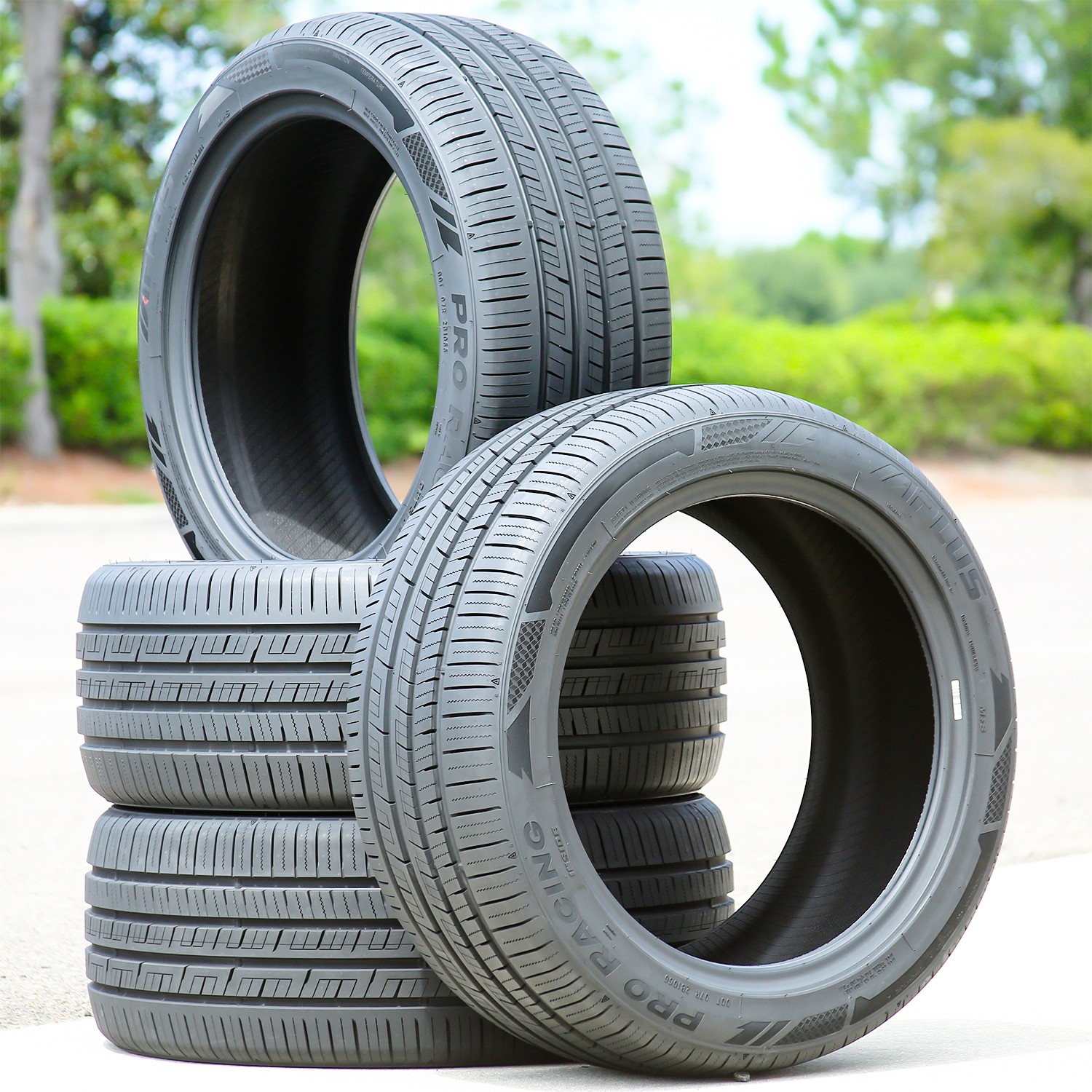 2 Tires Aplus PRO Racing 245/40ZR19 98W XL Racing