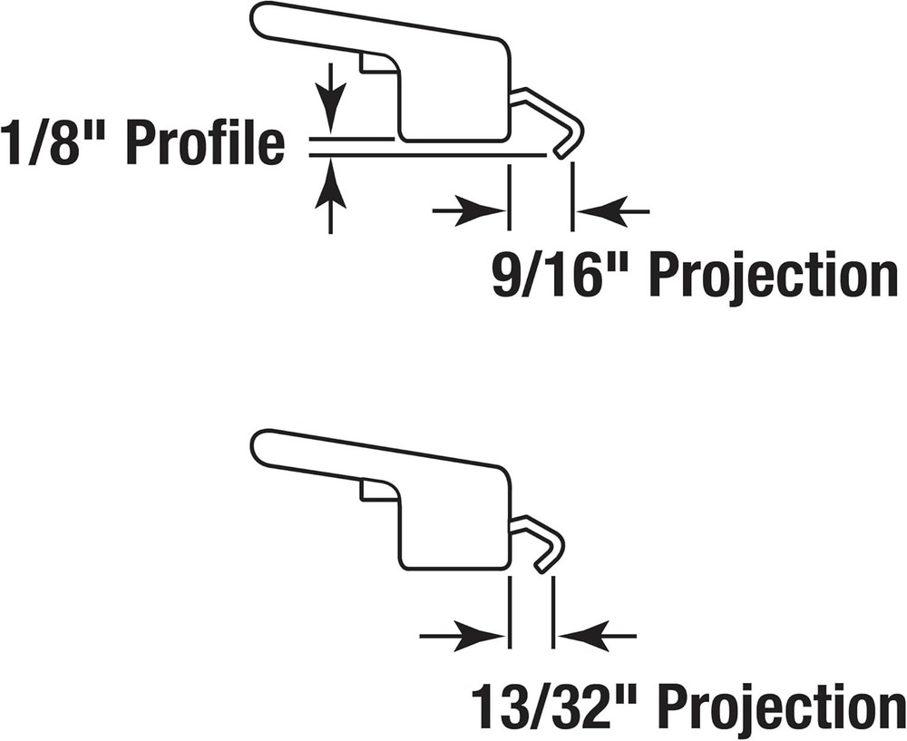 Quick Installation Sliding Glass Door Handle