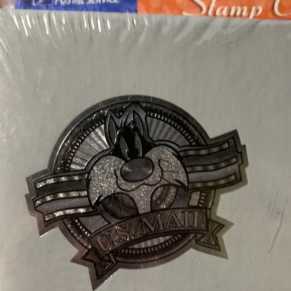 LOONEY TUNES~Official USPS Stamp collector Album/book VTG New sealed silver