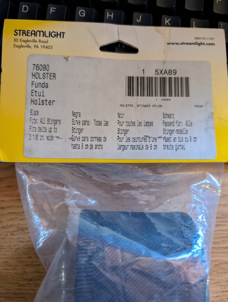 STREAMLIGHT STREAMLIGHT PARTS Nylon Holster for Stinger, Polystinger