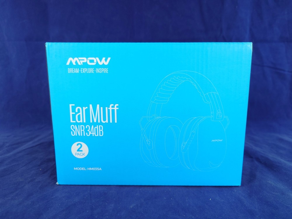 MPOW Noise Reducing Ear Muffs SNR34dB - HM035A- 2 Pack