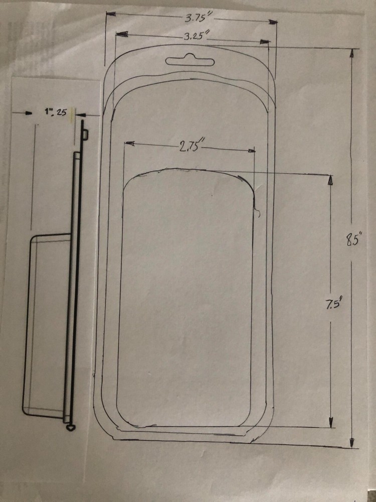 Clear Plastic Blister Pack 250 pcs