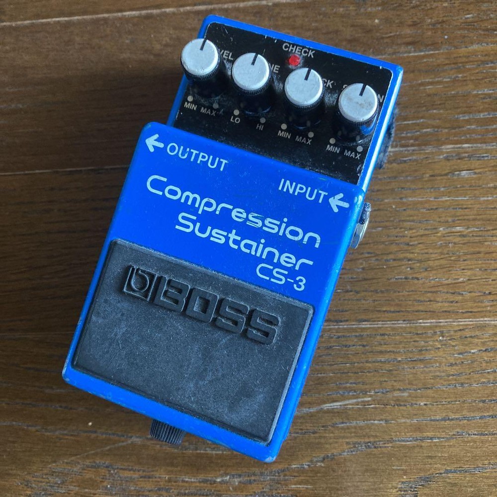 Boss CS-3 Compressor Compression Sustainer Guitar Effect Pedal Tested Working