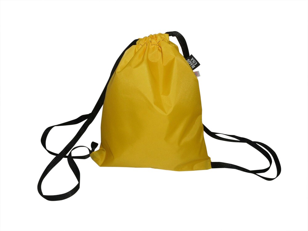 Drawstring Backpack, Gym Cinch Backpack, Light Weight And Durable Made In USA.