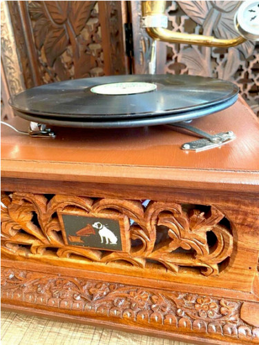 Antique Gramophone Player Original Record Player Working Phonograph Gift