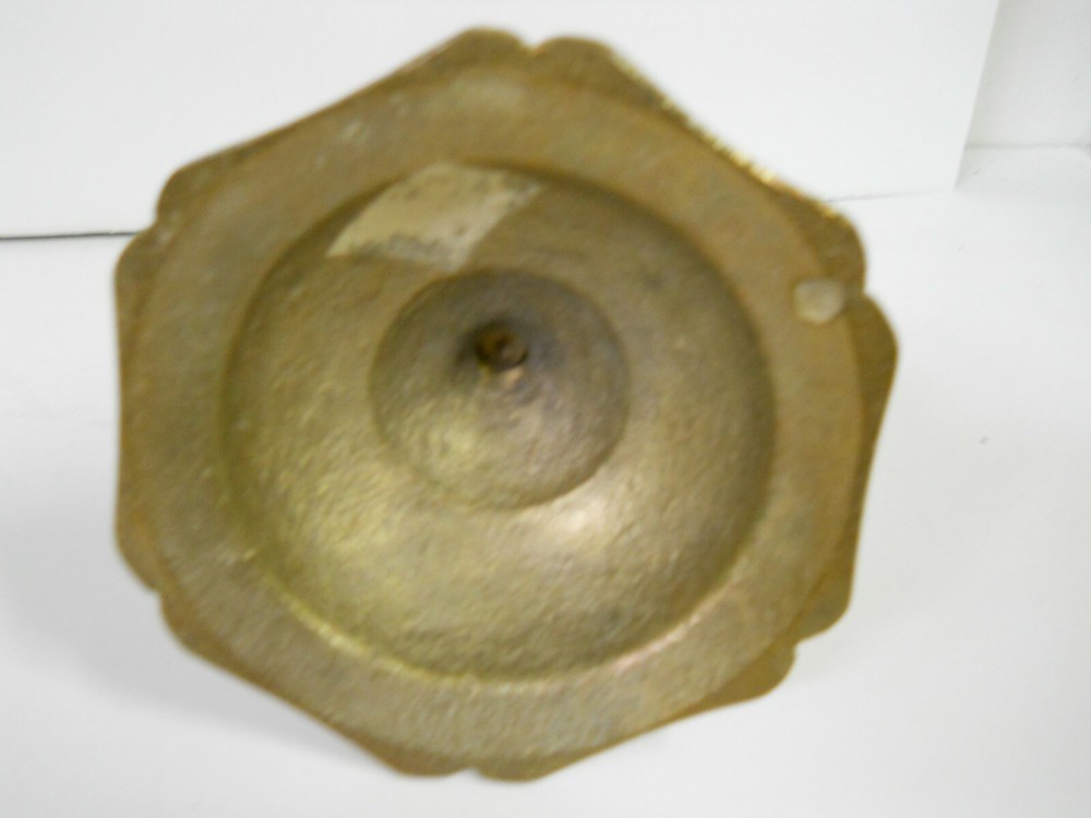 2 Brass Chinese Dragon Etched Candle Stick Holder Collectible Home Decor 7 1/2"