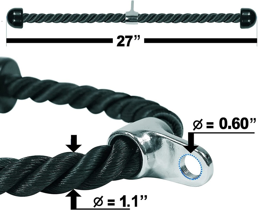 LAT Pull Down Bar/Tricep Press Down Bar/Curl Pull Down Bar Multi-Exerciser Ca...