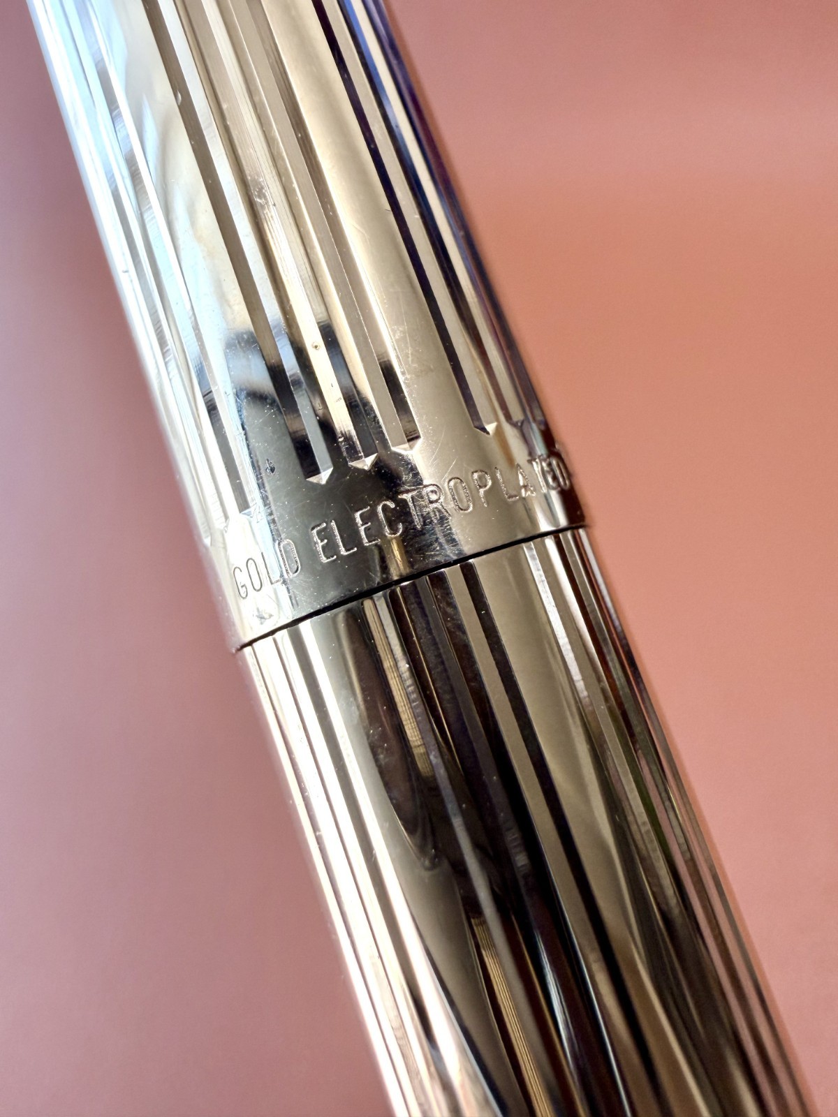 Sheaffer Imperial 440 Gold Electroplated Fountain Pen 14K Inlaid Nib Vintage