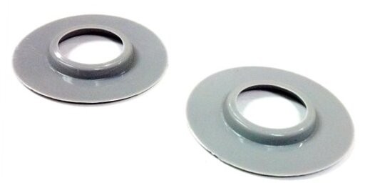 1949-1981 Window Crank Washer Escutcheons (Pair)