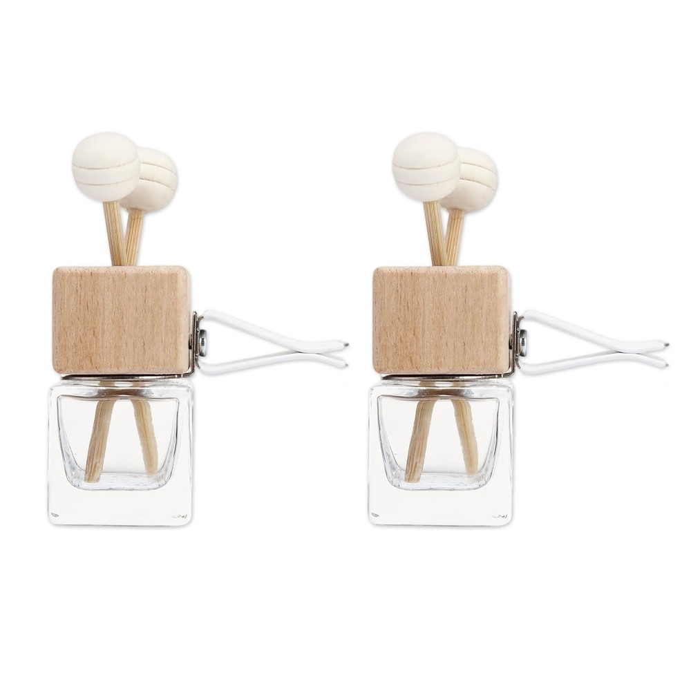 Rebvugr 2PCS Car Diffuser Air Freshener Bottle, Diffusers for Transparent