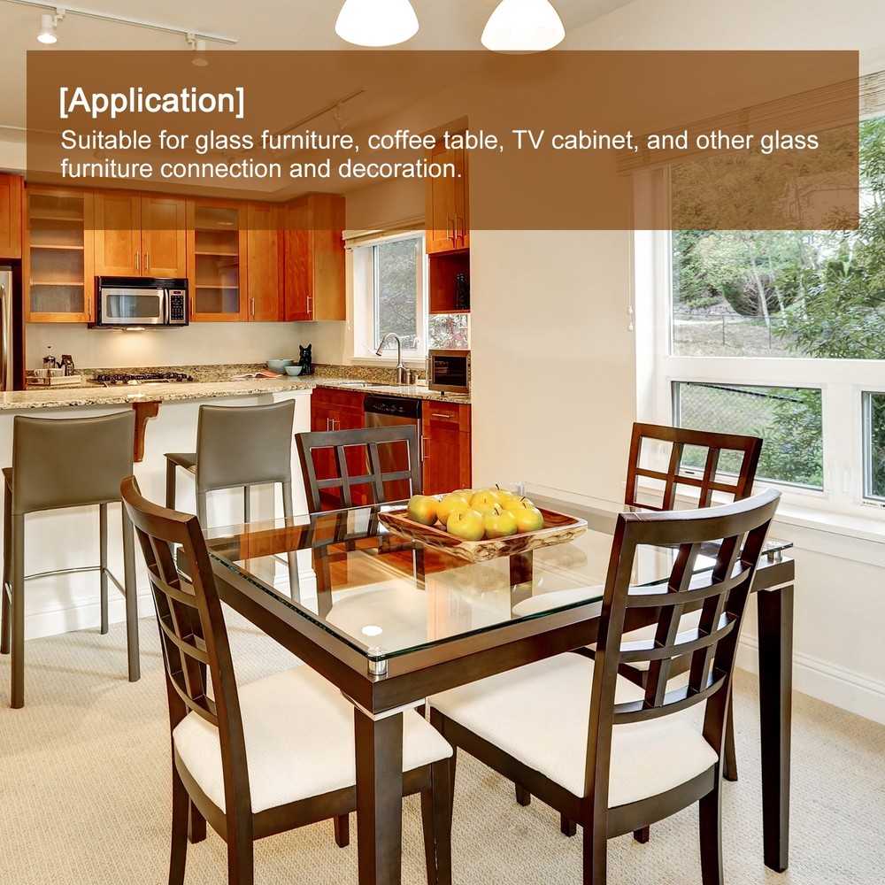 M8 Thread 60mm Diameter Round Shape Aluminum Disc Hardware 2pcs, Silver