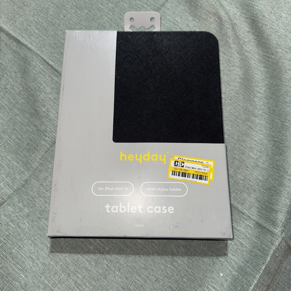 Heyday  Apple iPad Mini 6 Tablet Case  - Black - NEW