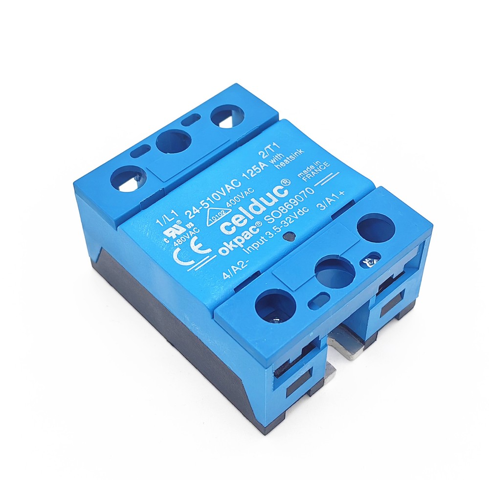 1PC New for Celduc Okpac Solid State Relay SO869070 125A 24-510VAC