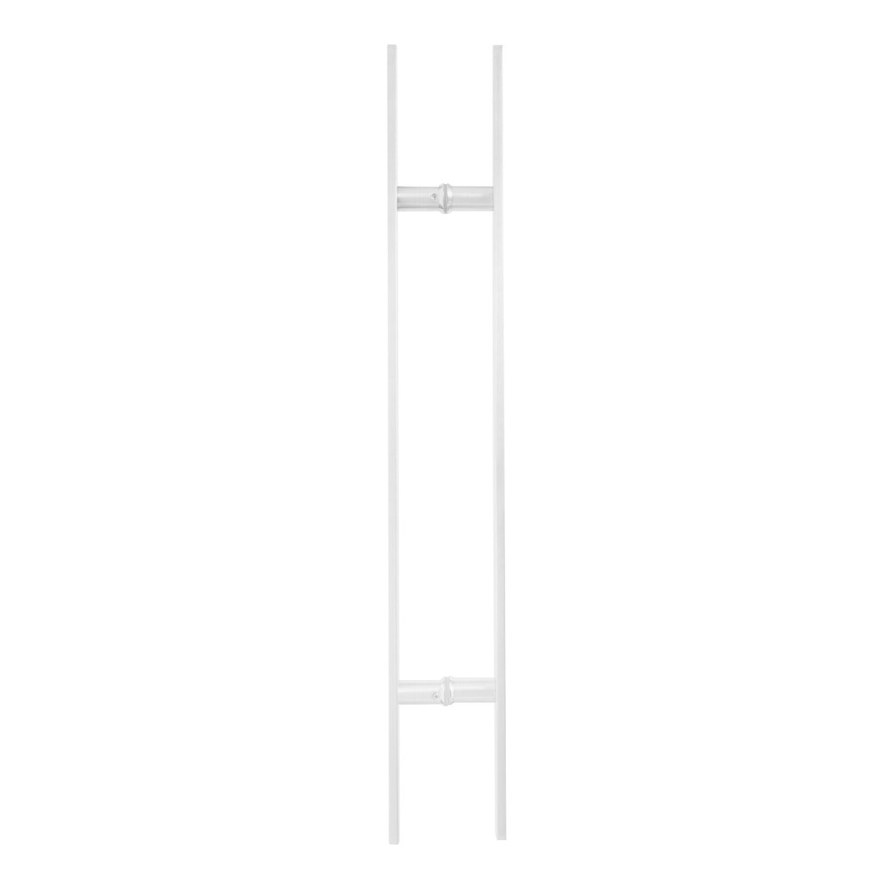 Double Sided Stainless Steel Door Handle Pair H Shape Door Pull Handle Silver