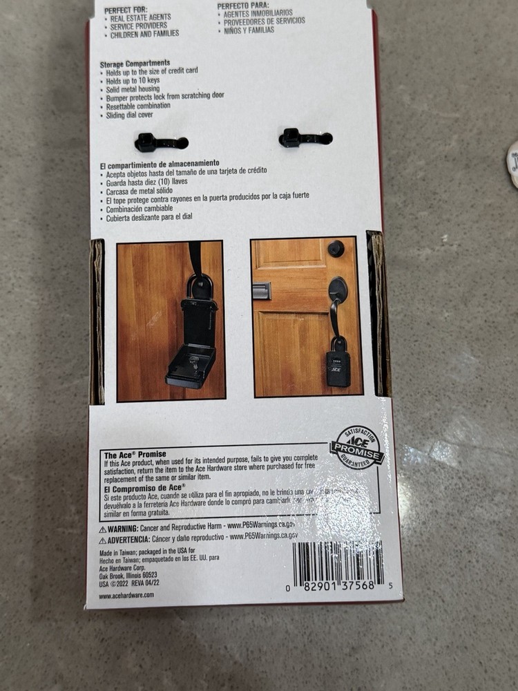 Ace Key Storage Lock Box 5037307