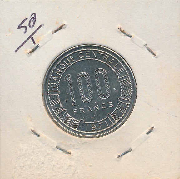 Congo - 100 francs - 1971 bu - #3623