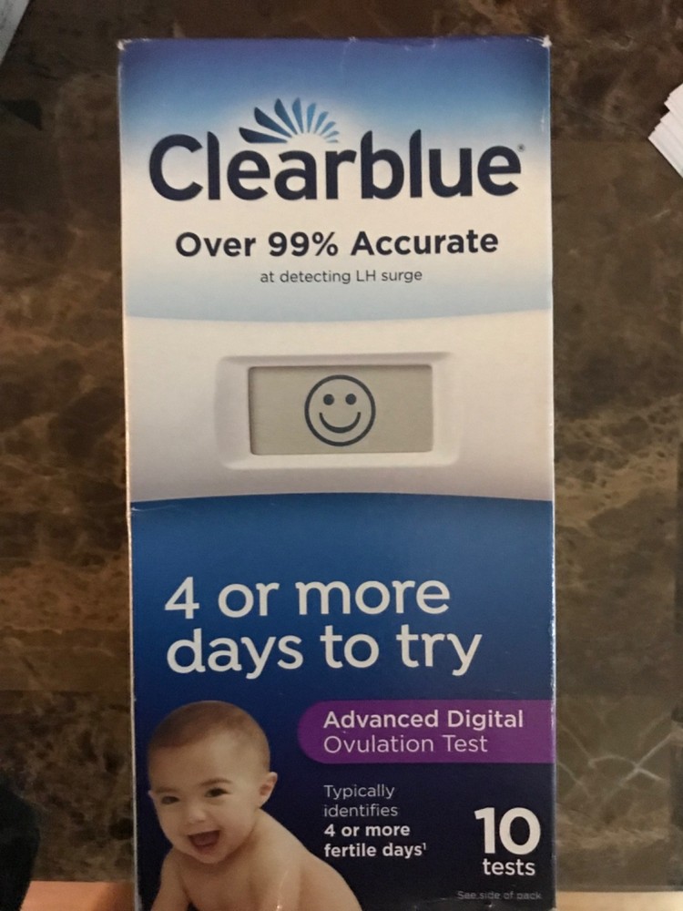 Clearblue Advanced Digital Ovulation Test, 99 % Accurate. 10 Tests. Expires 2/26