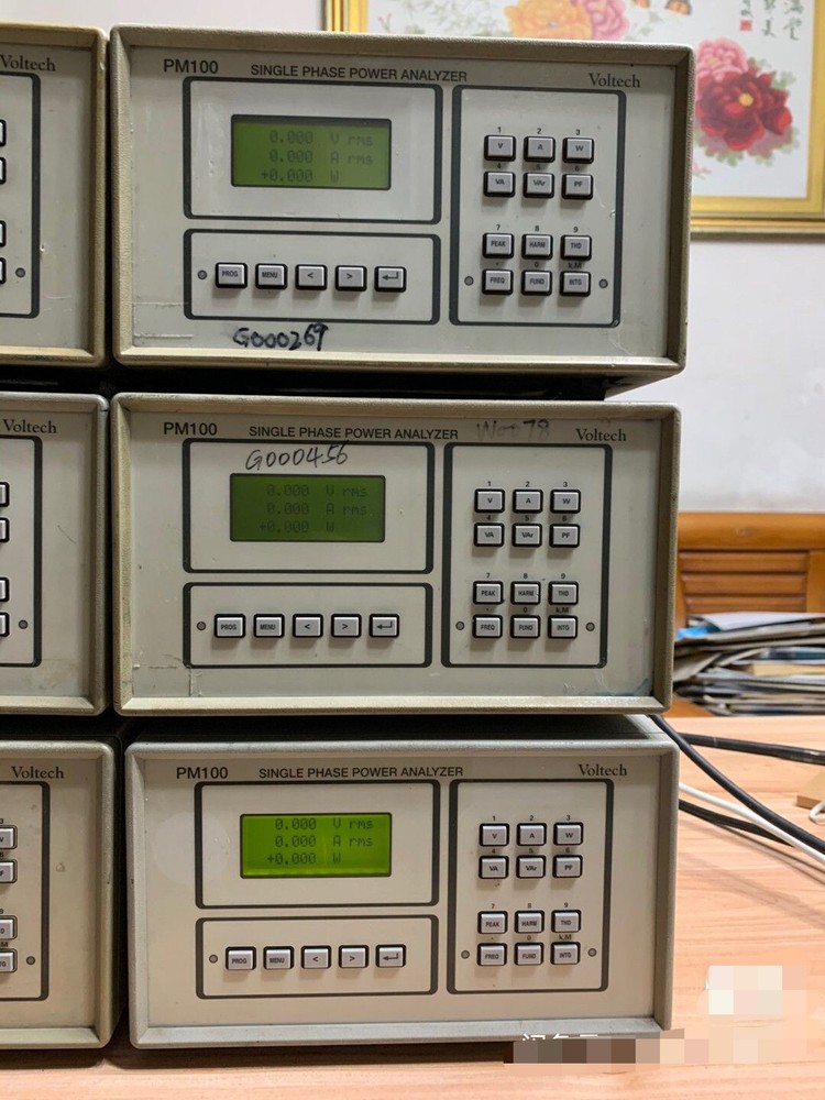 1PCS Voltech PM100 Single Phase Power Analyzer used#