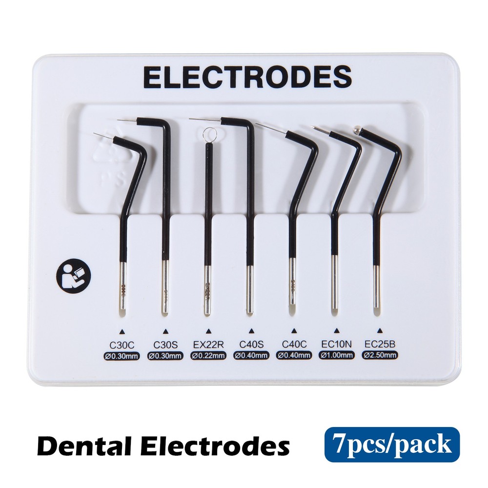 7 Pieces Dental Electrodes Tips For Electrosurgery Unit