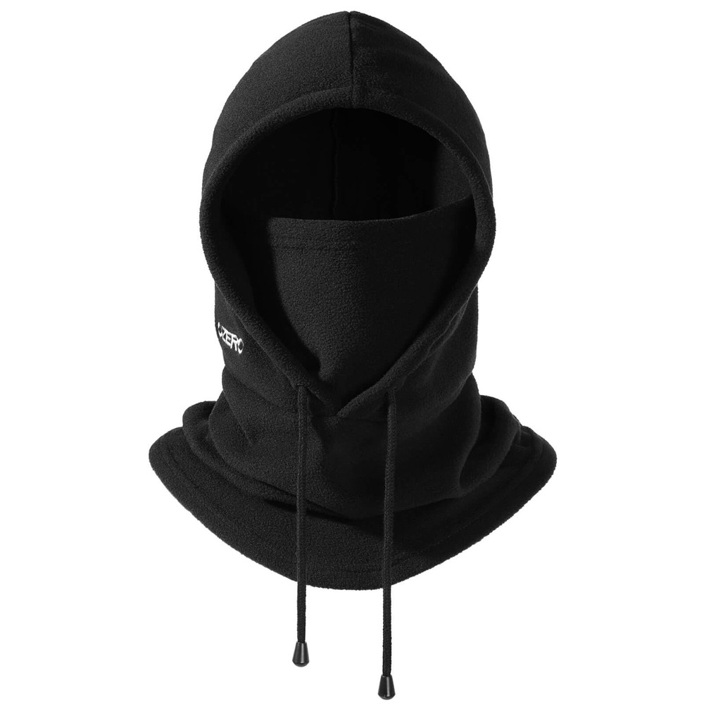 OZERO Balaclava Ski Face Mask: Windproof & Thermal Mask One Size, Black