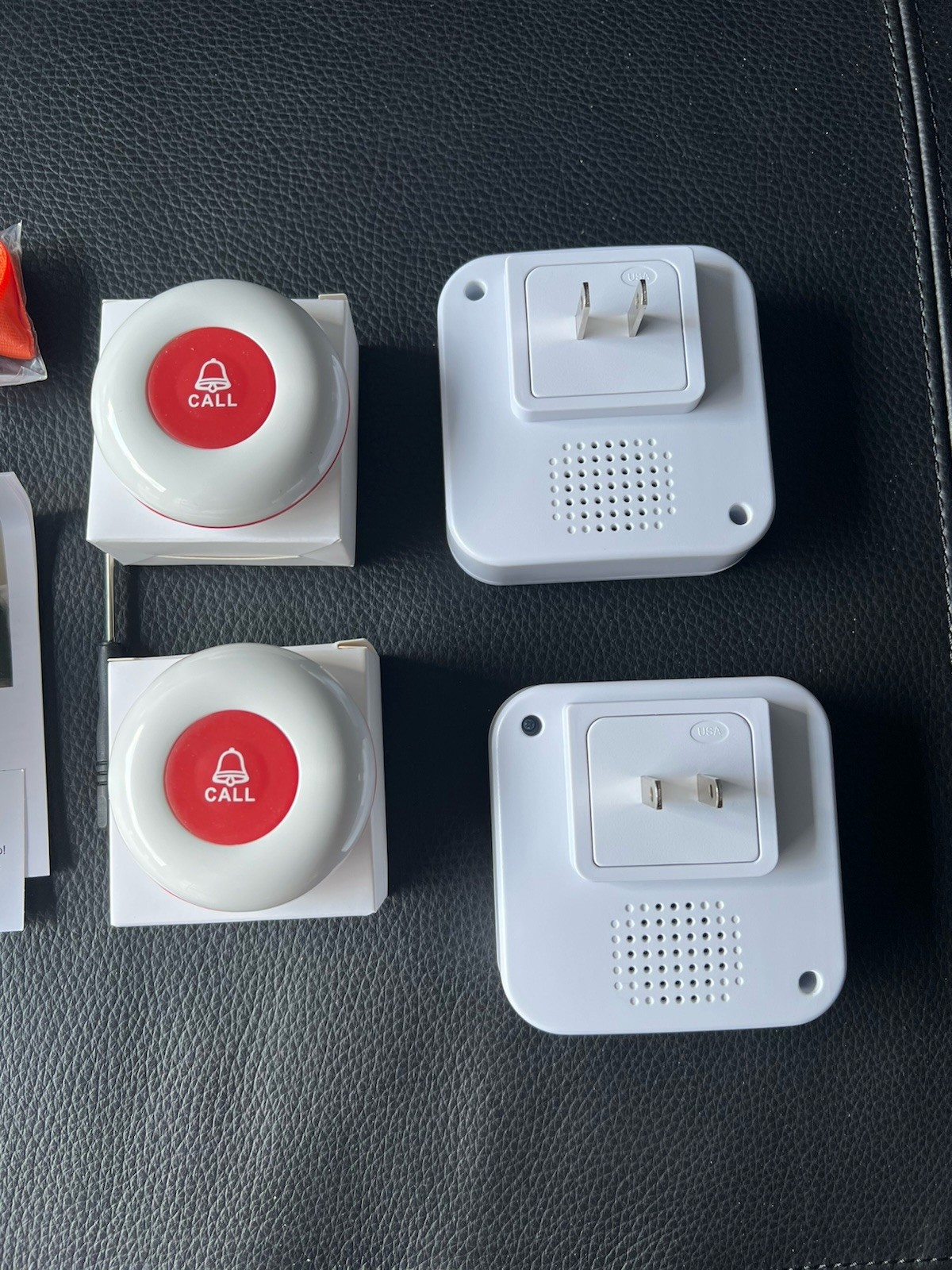 Call To U-2 Wireless Caregiver Pager System-with 2 SOS Buttons and 2 Receivers