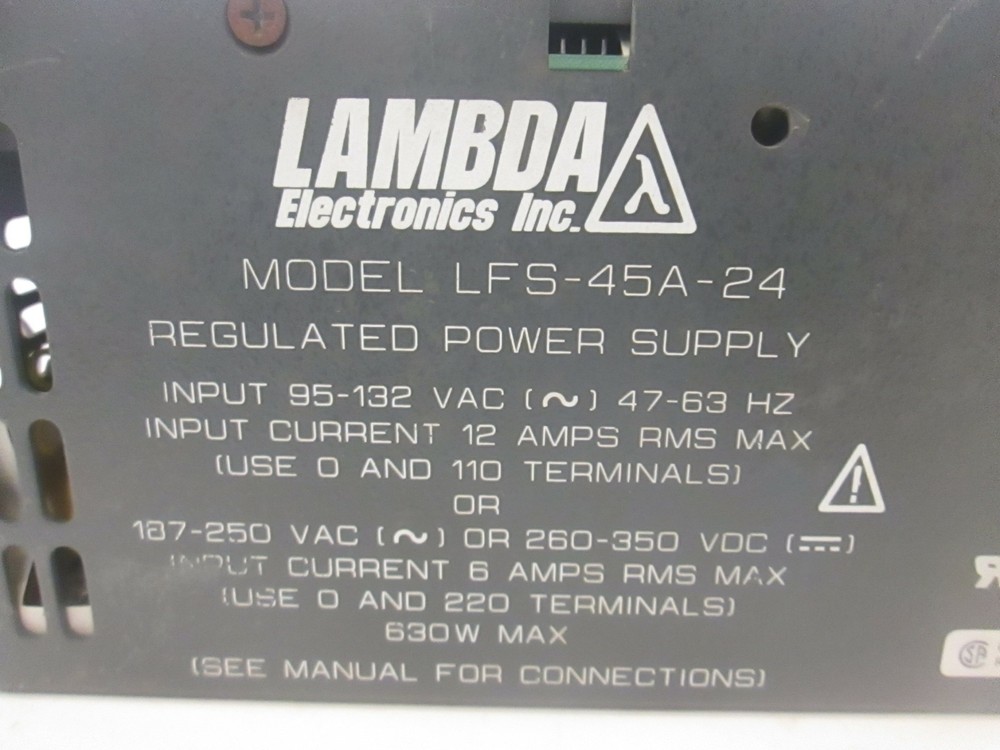 Lambda, Regulated Power Supply, LFS-45A-24, Used