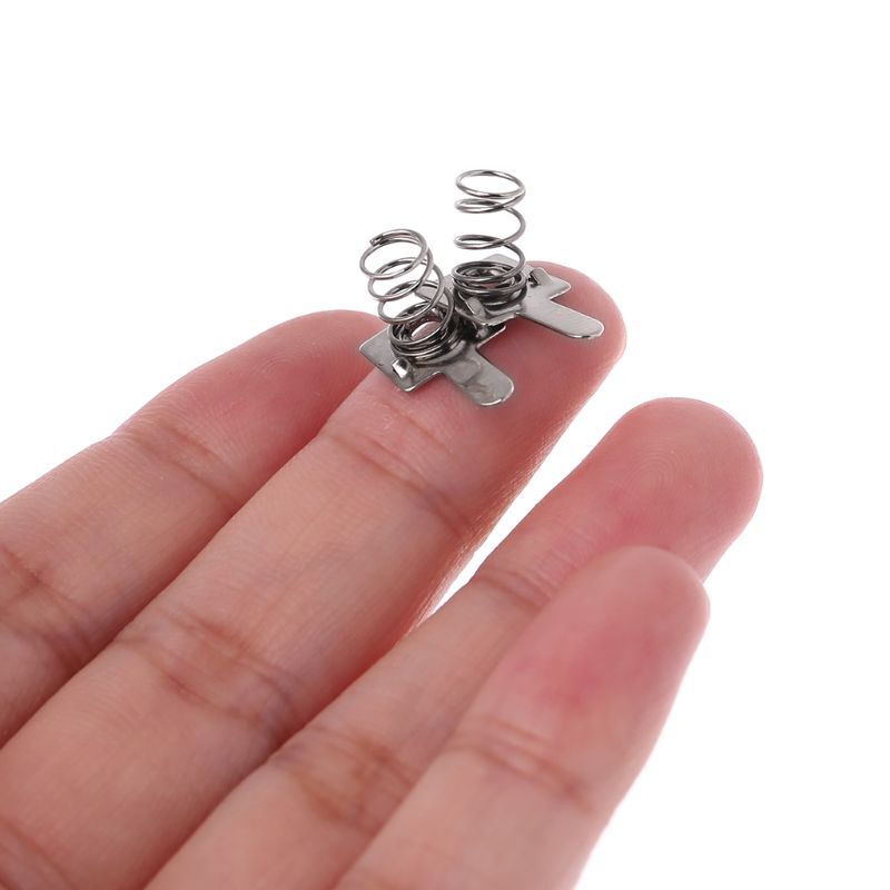 100 Pcs AA AAA Spring Contact Nickeling Plate for Remote Control