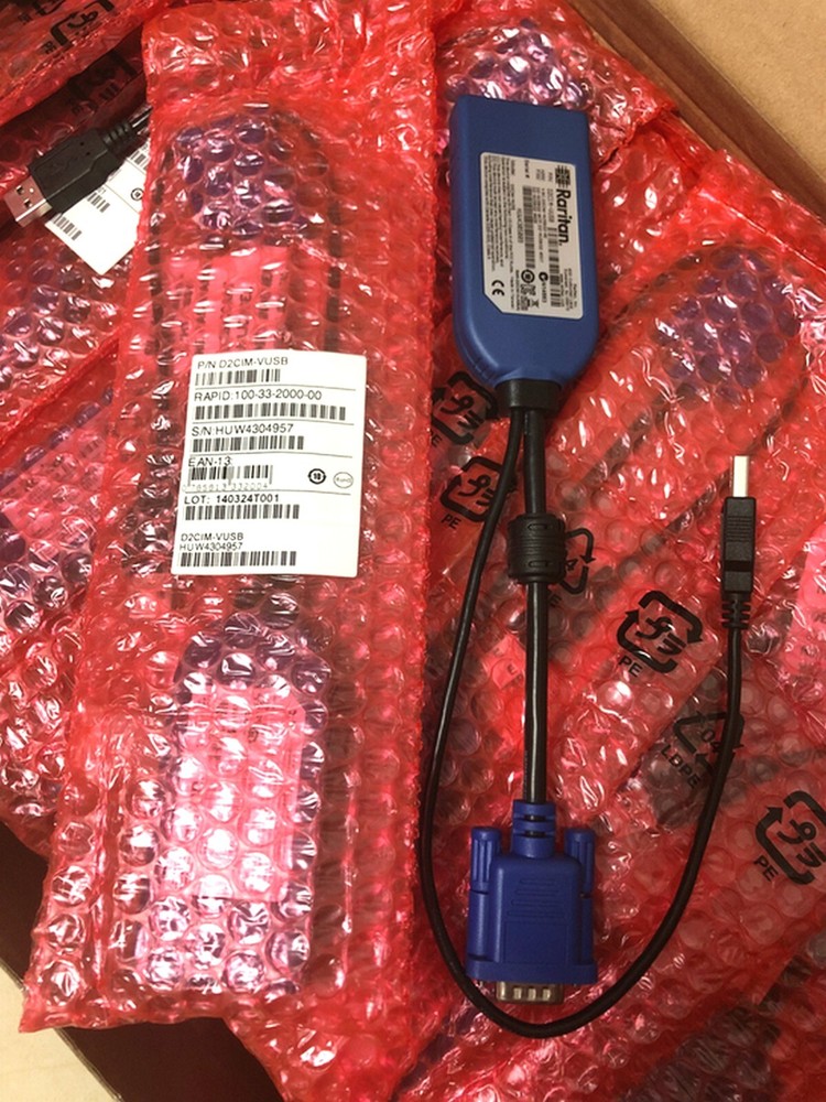 NEW  D2CIM-VUSB Module KVM Switching Server Network VGA RJ45 AV Video Cable