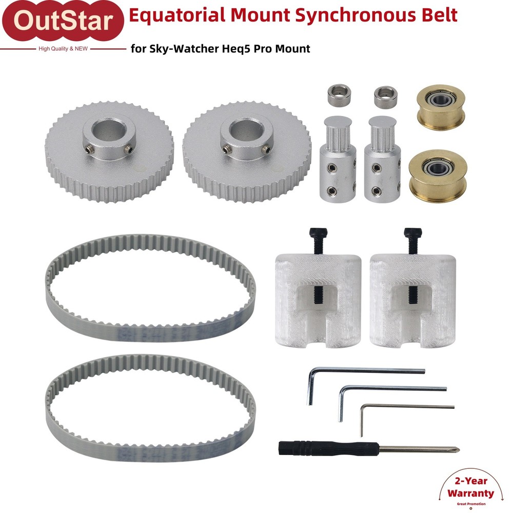 Equatorial Mount Synchronous Belt Modification for Sky-Watcher Heq5 Pro Mount #s