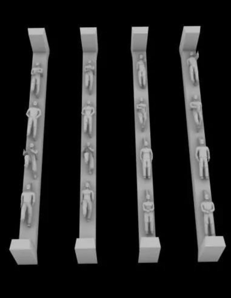 1/350 Green Strawberry Figures