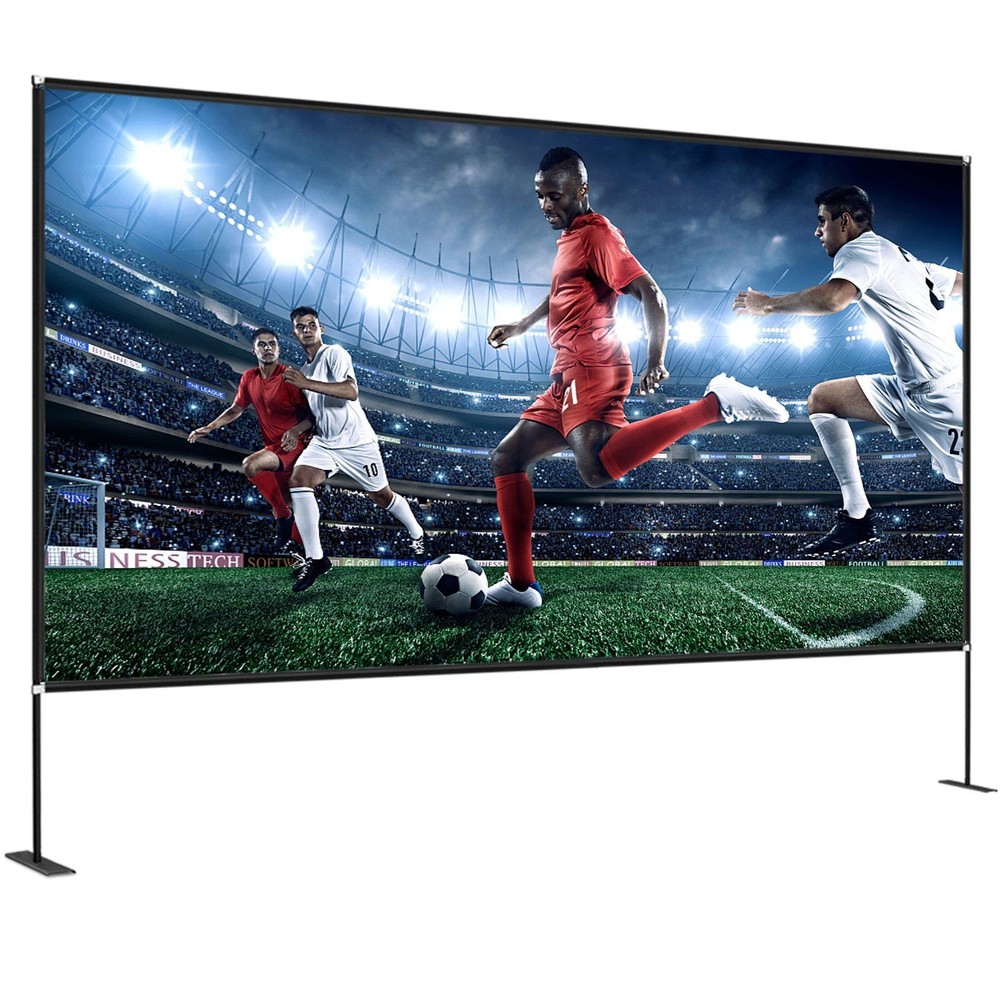 Mobile 150in Cinema Screen 4K UHD + Quick Assemble Frame