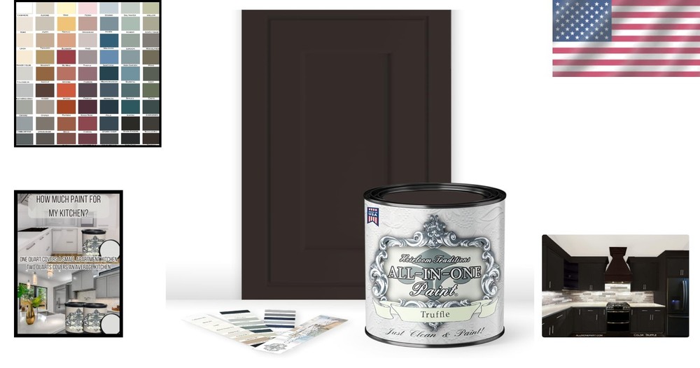 Heirloom Traditions Cabinet Paint Quart - Truffle=