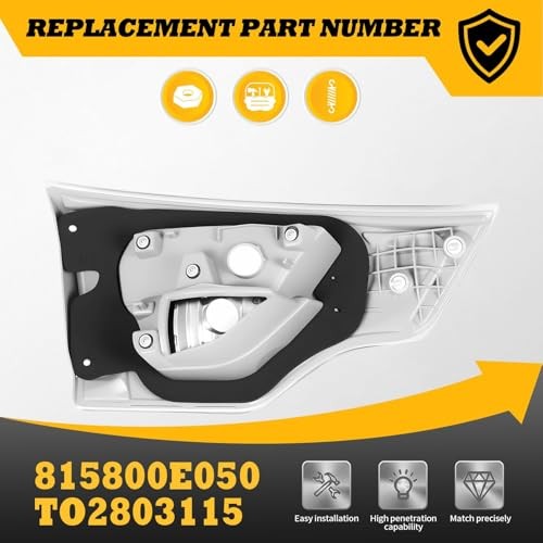 Passenger Side Inner Tail Light Compatible with 2014 2015 2016 Highlander Right