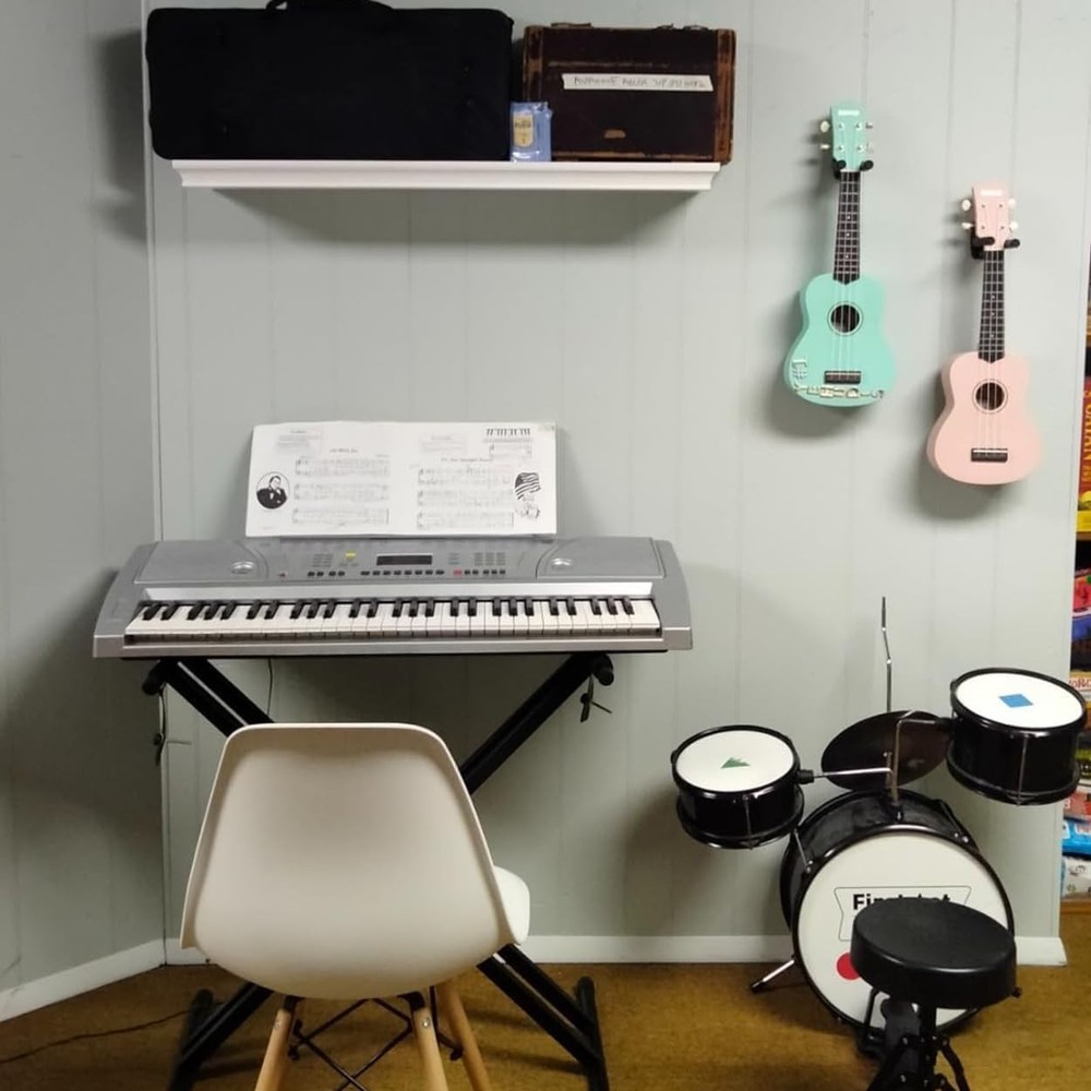 2-Pack Adjustable Guitar Wall Hanger - Stylish Mount for All Instruments