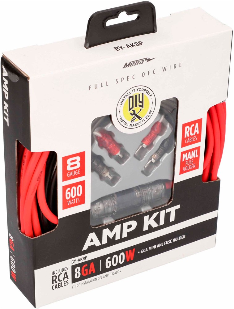 Metra - 8AWG Complete Amp Kit - Multi
