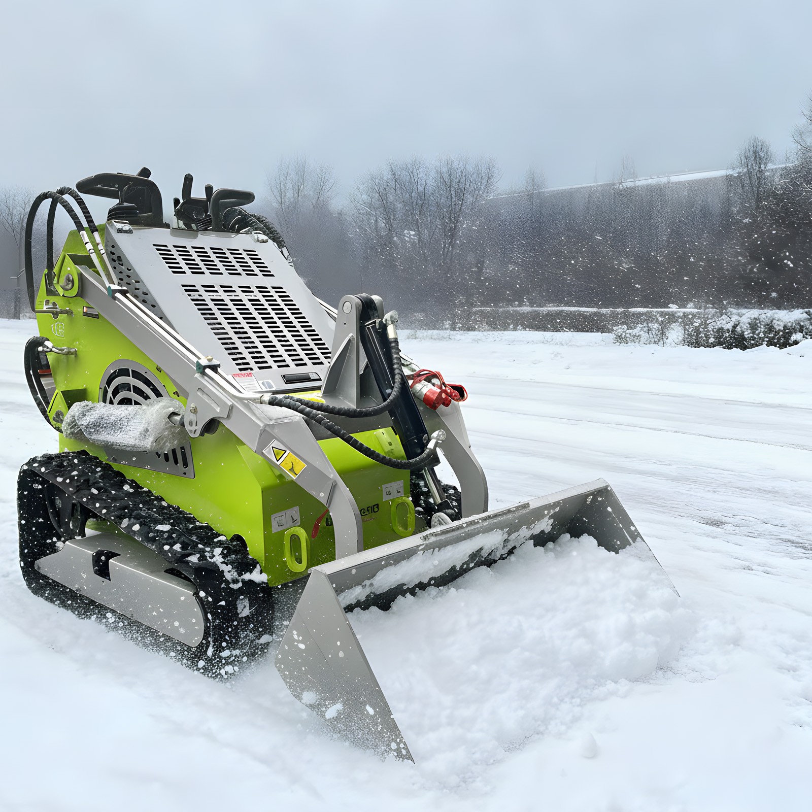 Upgraded 2025 Brand New 25HP Mini Skid Steer Track Loader Twin Cylinder US Stock